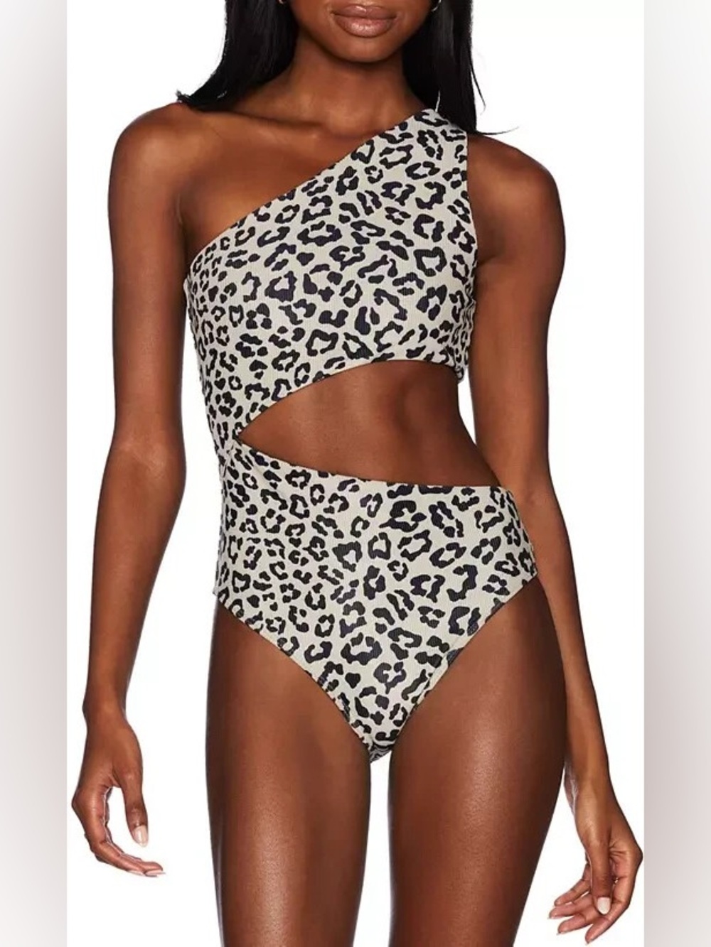 Beach Riot Celine Leopard One-Piece Large